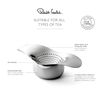 Robert Welch Drift Tea Strainer and Bowl