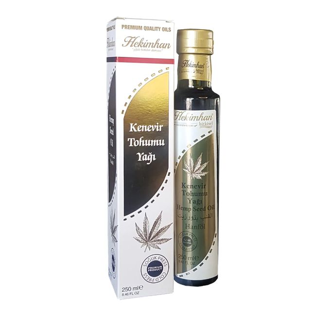 Hekimhan Kenevir Tohumu Yağı 250 Ml Soğuk Pres Kendir Yağı Kenevir Yağı