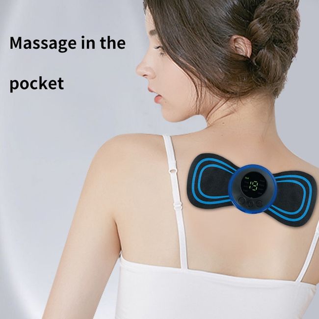 Electric Neck Massager Ems Cervical Vertebra Massage Patch For