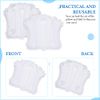 Inflatable Bath Pillow for Tub Large Pillows for Bath Terry Cloth Bath Pillow Neck Support Spa Pillow with Suction Cup for Bathtub Soft Comfortable Bath Cushion, Hot Tub (White)