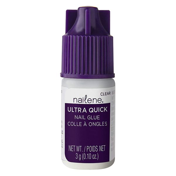 Nailene Ultra-Quick Nail Glue Clear 3g