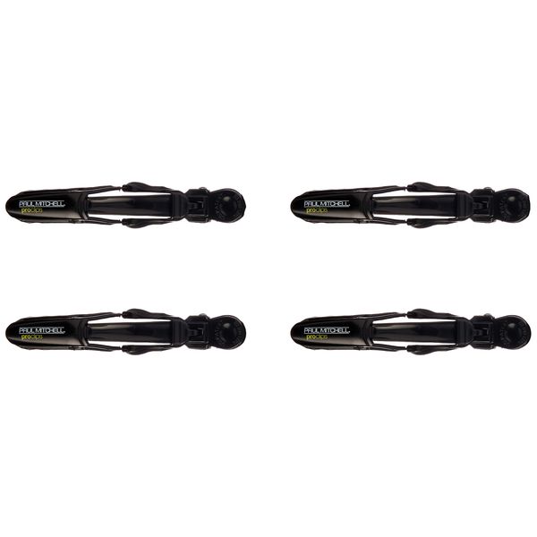 Paul Mitchell Pro Tools ProClips Hair Clips Set (Set of 4), Patented Self-Locking Grip, For Hair Styling + Hair Coloring Long, Thick or Coarse Hair