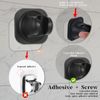 Home Self-Adhesive Wall-Mounted Shower Head Holder - Black