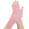 Cotton full gloves with different size and color, Pink, M