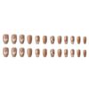 Turkalla Nail Tips for Hands, 24 Pieces, 12 Different Sizes, 3D Dimensional, Easy to Apply, Reusable, Fake Nails, Gel Nails, Nail Seals, Hand, Nail Art, Nail Parts, Stylish, Popular Design, Beginners, Coming of Age Ceremonies, Weddings, Receptions