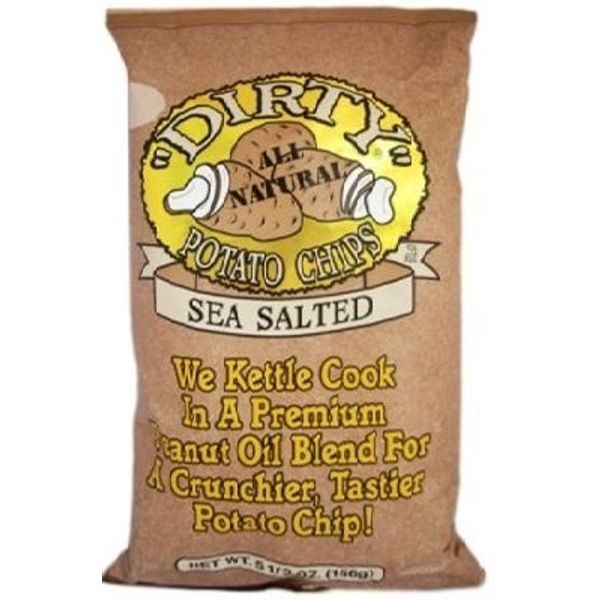 Dirty Chips Sea Salted Multi-Pack, 2-Oz Bags (Value Pack of 50)