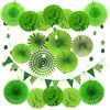 Halloween Tableware Party Decoration (Green and Light Green)