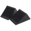 2 X Rubber Wheel Chocks (Pair)