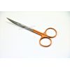 2 PC IRIS MICRO SCISSORS 4.5" CURVED STRAIGHT GERMAN RAINBOW SCISSORS SURGICAL 