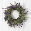 Nearly Natural 18in. Artificial Lavender Wreath