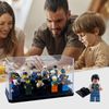 WETANBR Medium-Sized Display Case Compatible with Miniatures, Stackable & Dustproof Building Block Display Case Gift for Action Figures & Miniature Toys Lovers (4 Pack)