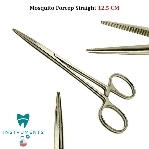 Surgical Mosquito Forceps Hemostat Straight Locking Handle Dental Instruments CE