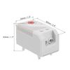 sourcing map Mechanical Switch Thermostat KTO011 Cabinet Temperature Controller 20-80°C Adjustable Normally Closed (N.C) Temperature Control Switch