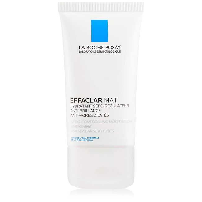 La Roche Posay Moisturizing Gel Cream for Acne Skin, Efacra Mat, 1.4 oz (40 g), Acne, Exfoliation, Oily Skin, Crisp