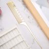 Tail Comb, Professional Hair Comb for Sectioning, Backcombing and Intricate Styling(Gold)