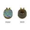YouCustomizeIt Irises (Van Gogh) Golf Ball Marker - Hat Clip - Gold