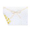 DEMDACO Absorbent Reversible Half Apron With Pocket, 27 x 20 Inch Polyester, Lemon Pattern