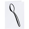 Large (A4) 'Spoon' Blank Greeting Card (GC00023931)