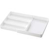 White Sliding Multi Organizer Tray