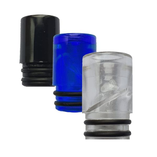 ATST 3 Pack Anti Spit Back 510 Drip Tip eCig Mouthpiece Short/Medium Plastic