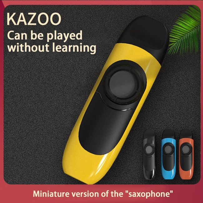 Metal Kazoo 6 colors Woodwind Instrument Simple Design Lightweight Kazoos  Lightweight Portable For Beginner Flute Instrument