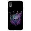 Case for iPhone XR Transformers Decepticon Big Face Retro Badge