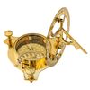 5" Sundial Compass Solid Brass Sun Dial