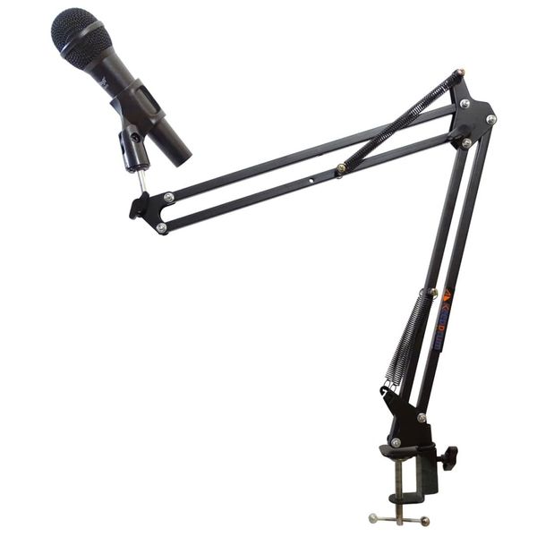 Stagg SUM20 USB-Mikrofon Set mit Tischstativ + keepdrum Gelenkarm-Stativ Schwarz