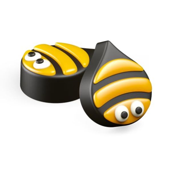 SpinningLeaf Mini Bumblebee Sandwich Cookie Chocolate Mold