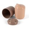 Dantoy - Tiny Biobased Sippy Cups - Mocha & Nude (6222)