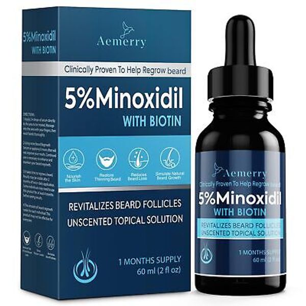 5% Minoxidil for Men Hair Growth Oil: Hair Regrowth Treatment for Scalp Hair ...