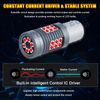 2pcs 1157 LED Strobe Light Flashing 5 Times Red Blinking Light Brake Bulb Bright