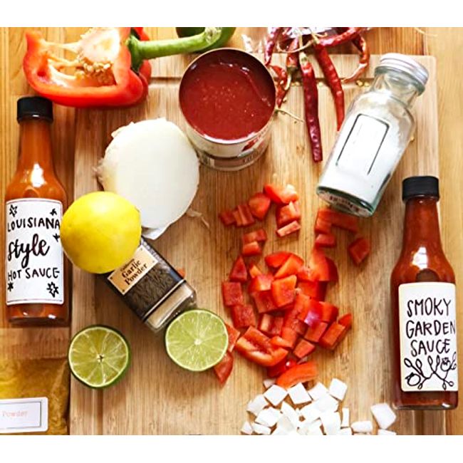 Deluxe Hot Sauce Making Kit, 3 Varieties of Chili Peppers, Gourmet Spice  Blend, 3 Bottles, 16 Fun Labels, Make your own sauce, Fun DIY Gift For Dad