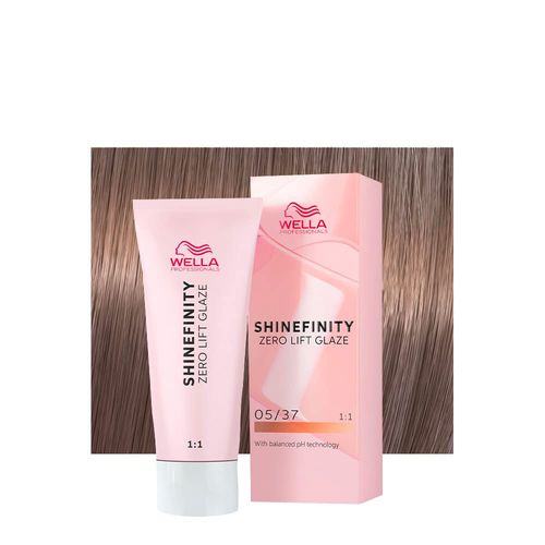 Wella Shinefinity Caramel Espresso 05/37 Light Brown Gold Sand 60ml Demi Permanent Hair Color