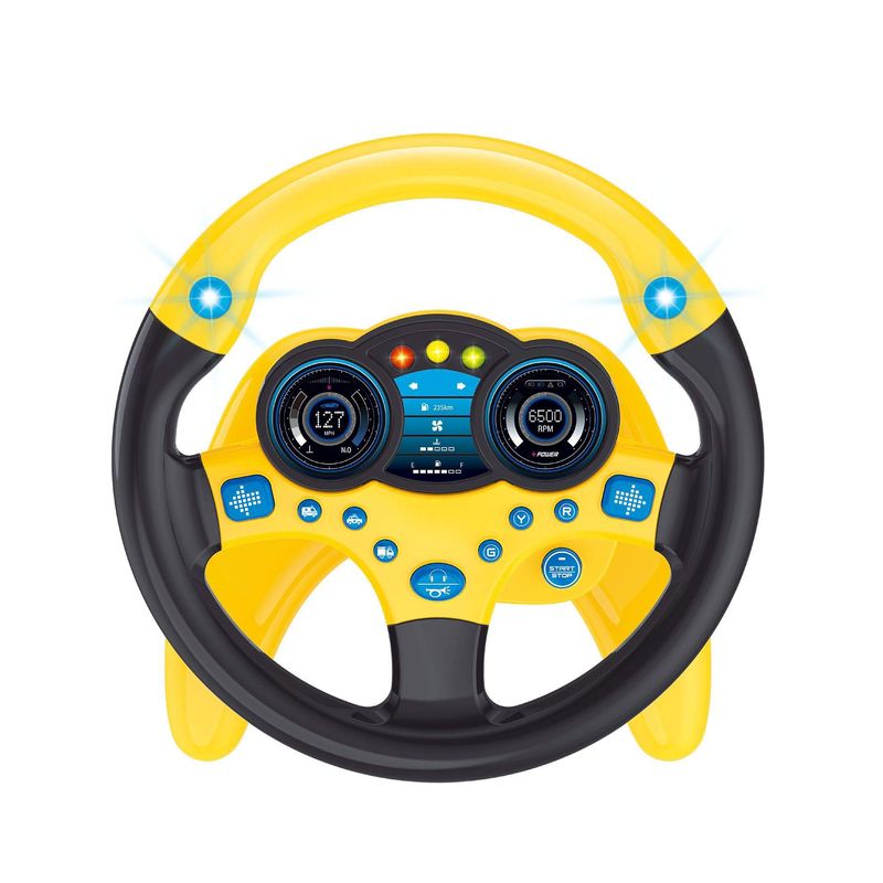 Yohencin Baby Steering Wheel Toy, Kids Steering Wheel for Car Backseat ...