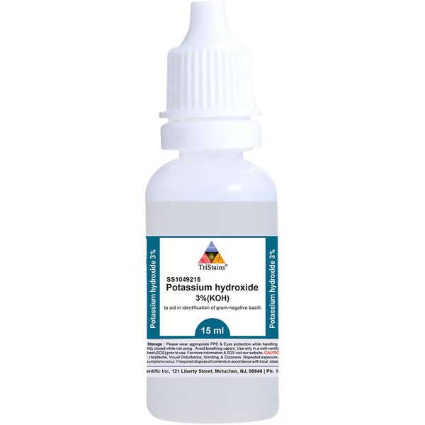 Potassium Hydroxide 3% Solution 15mL( Buy 1 get one free)