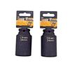 2 Pcs 1/2" Dr. Air Impact Socket Deep 6 Points CR-MO Metric 34mm 18091234