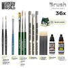 Green Stuff World for Models & Miniatures Hobby Brush Starter Set 11644
