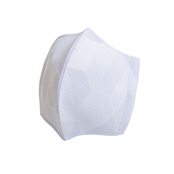 Reward AC106 Silver Large Summer Cool Mask, Made in Japan, Washable 3D Cloth Mask, Made by Baseball Uniform Maker, Mesh Back Material, Silver Ion Effect (Odor Resistant, Antibacterial), Made in Japan