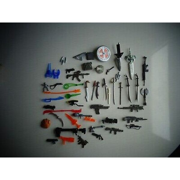 Vintage Mixed Lot of Toy Weapons Accessories Parts & Pieces