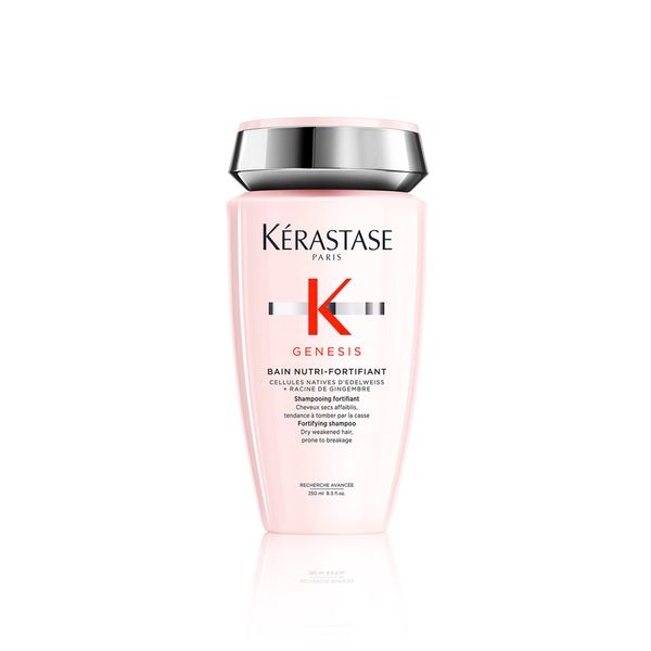 Kérastase Genesis, Nourishing & Fortifying Shampoo, For Weakened hair, With Ginger Root & Edelweiss Flower, Bain Nutri-Fortifiant, 250ml