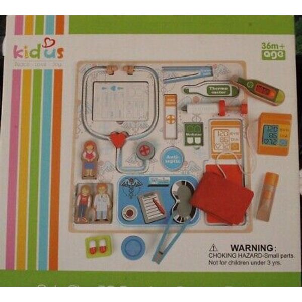 Kid's 3D Puzzle Role Play Doctor Set ~ Wood Construction ~ Age 36M+ ~ Education!