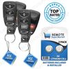 2 Replacement for Hyundai 2011-2015 Sonata Remote Car Key Fob Keyless Entry