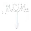Mr. & Mrs. Twisted Wire Cake Topper