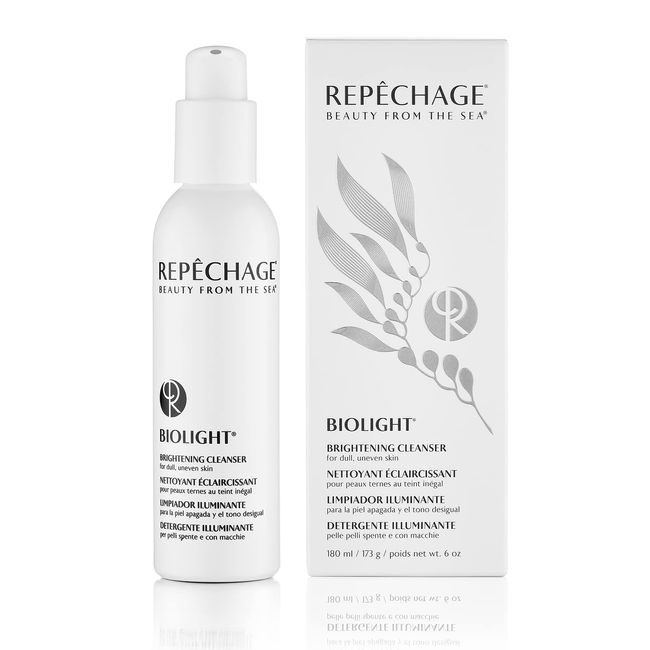 Repechage Biolight Brightening Cleanser with Laminaria Complex Anti Aging and Skin Correcting Face Wash with Vitamin E, Salicylic Acid, AHA 6 fl oz