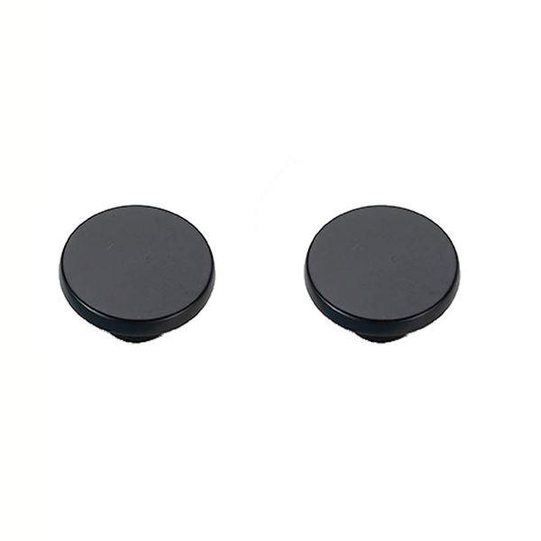 BOZONLI Drawer Knobs, Black Kitchen Door Handles Drawer Pulls Cupboard Knobs Cabinet Handles (φ35mm, 2 Pack)