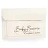 Personalised Beige Text Pregnancy/Maternity Notes Document Folder - Keep NHS Medical Notes Safe - IVF Journey