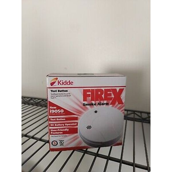 Kidde FireX i9050 Battery Operated Basic Smoke Alarm with Low Battery Indicator