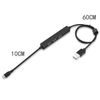 Cablecc 5Gbps USB 3.0 Dual Port Hub Cable Bus Power for Laptop, Mouse, Flash Disk