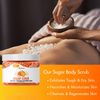 SPA REDI – Sugar Body Scrub, Mandarin, 16 Oz, Exfoliating, Moisturizing, Hydrating and Nourishing, Glow, Polish, Smooth and Fresh Skin - Body Exfoliator